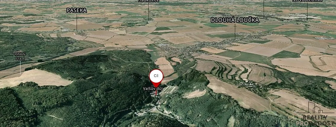 Prodej stavebního pozemku 515 m²